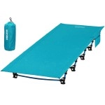 Marchway Ultralight Folding Tent Camping Cot Bed, Portable Compact For Outdoor Travel, Base Camp, Hiking, Mountaineering, Lightweight Backpacking (Blue)