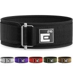 Self-Locking Weight Lifting Belt - Premium Weightlifting Belt For Serious Functional Fitness, Power Lifting, And Olympic Lifting Athletes (26 - 30, Around Navel, Small, Black)