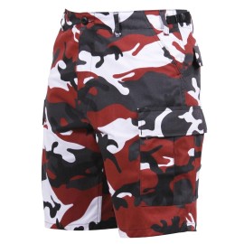 Rothco Colored BDU Shorts, Red Camo, X-Small