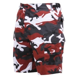 Rothco Colored BDU Shorts, Red Camo, X-Small