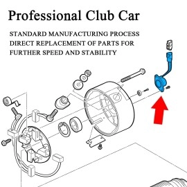 IQ High Speed Club car Magnet for Club Car DS Precedent Tempo Speed Sensor 48V Electric Golf Cart