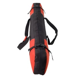 Athletico Mogul Padded Ski Bag - Fully Padded Single Ski Travel Bag (Red, 170cm)