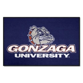 Fanmats 11748 Gonzaga Bulldogs Starter Mat Accent Rug - 19In. X 30In. Sports Fan Home Decor Rug And Tailgating Mat - Navy