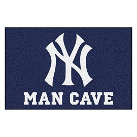 Fanmats Mlb-New York Yankees Starter 19X30 Man Cave Rug, 19In. X 30In, Navy