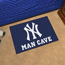 Fanmats Mlb-New York Yankees Starter 19X30 Man Cave Rug, 19In. X 30In, Navy