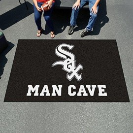 Fanmats Mlb - Chicago White Sox Man Cave Ultimat 59.5X94.5