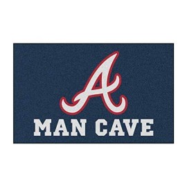 Fanmats Mlb - Atlanta Braves Man Cave Ultimat 59.5X94.5