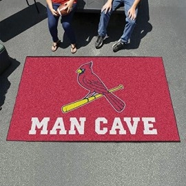 Fanmats 22474 Mlb-St. Louis Cardinals Man Cave Ultimat Rug