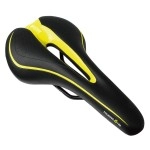 Gorix Bike Saddle Seat Comfortable Cushion With Rail Mountain Road Bicycle For Men And Women (Gx-C19) (Black?Yellow)