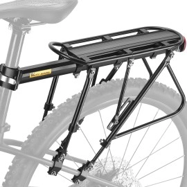 West Biking Bike Carrier Rack, 310 Lb Capacity Solid Bearings Universal Adjustable Bicycle Luggage Cargo Rack,Cycling Equipment Stand Footstock