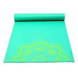 Sol Living Travel Yoga Mat - Natural Tree Rubber for Extra Grip - Non-Slip, Foldable, Eco-Friendly - Perfect for On-the-Go Yoga, Pilates, Fitness, Meditation - 24