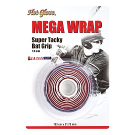 Hot Glove Mega Wrap USA Flag Bat Grip,One Size