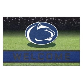 FANMATS 19972 Penn State Nittany Lions Crumb Rubber Outdoor Door Mat - 18in. x 30in.