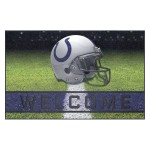 FANMATS 19946 Indianapolis Colts Crumb Rubber Outdoor Door Mat - 18in. x 30in.