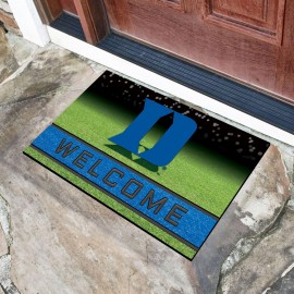 FANMATS 19967 Duke Blue Devils Crumb Rubber Outdoor Door Mat - 18in. x 30in.