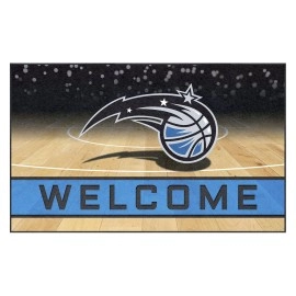 FANMATS 21961 Orlando Magic Crumb Rubber Outdoor Door Mat - 18in. x 30in.