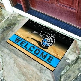 FANMATS 21961 Orlando Magic Crumb Rubber Outdoor Door Mat - 18in. x 30in.