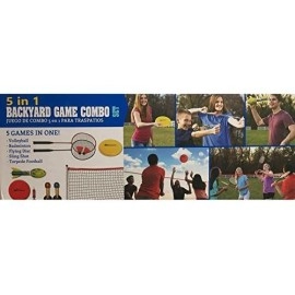 Md Sports 5 In 1 Backyard Game Combo Set