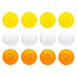 Signature Lacrosse Ball Set - Packs Of 2, 4, 8, 12, And 120 - No Chemical Smell Massage Balls, Myofascial Release Tools, Back Roller, Muscle Knot Remover