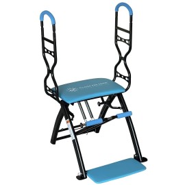 Lifes A Beach Pilates Pro Chair Max With Sculpting Handles Shape Transform Reform Total Gym Home Workout Adjustable Resistance Levels