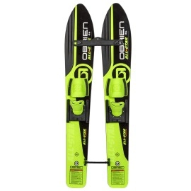 O'Brien Children All-Star Trainers Kids Combo Waterskis, Green, One Size