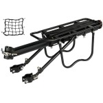 Dirza Rear Bike Rack Bicycle Cargo Rack Quick Release Adjustable Alloy Bicycle Carrier 115 Lbs Capacity Easy To Install Black