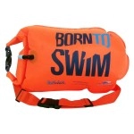 Born To Swim Saferswimmer Dry Bag And Buoy For Open Water Swimming And Triathlon A Robust Visibility Tow Float For Safer Swimming A Orange, Heavy-Duty Large-20L]