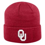 Top Of The World Oklahoma Sooners Mens Cuffed Knit Hat Team Icon, One Fit