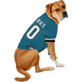 NHL San Jose Sharks Jersey for Dogs & Cats, X-Large. - Let Your Pet Be A Real NHL Fan!