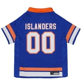 NHL New York Islanders Jersey for Dogs & Cats, X-Large. - Let Your Pet Be A Real NHL Fan!