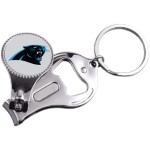 Aminco Nfl Carolina Panthers Multi-Function Keychain Includes: Nail Clipper Nail File And Bottle Opener Team Color (Nfl-Kt-861-29)