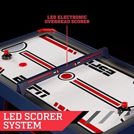 Ea Sports 60 Inch Air Powered Hockey Table With Overhead Electronic Scorer