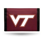 NCAA Rico Industries Virginia Tech Hokies Nylon Tri-Fold Wallet Nylon Tri-Fold Wallet