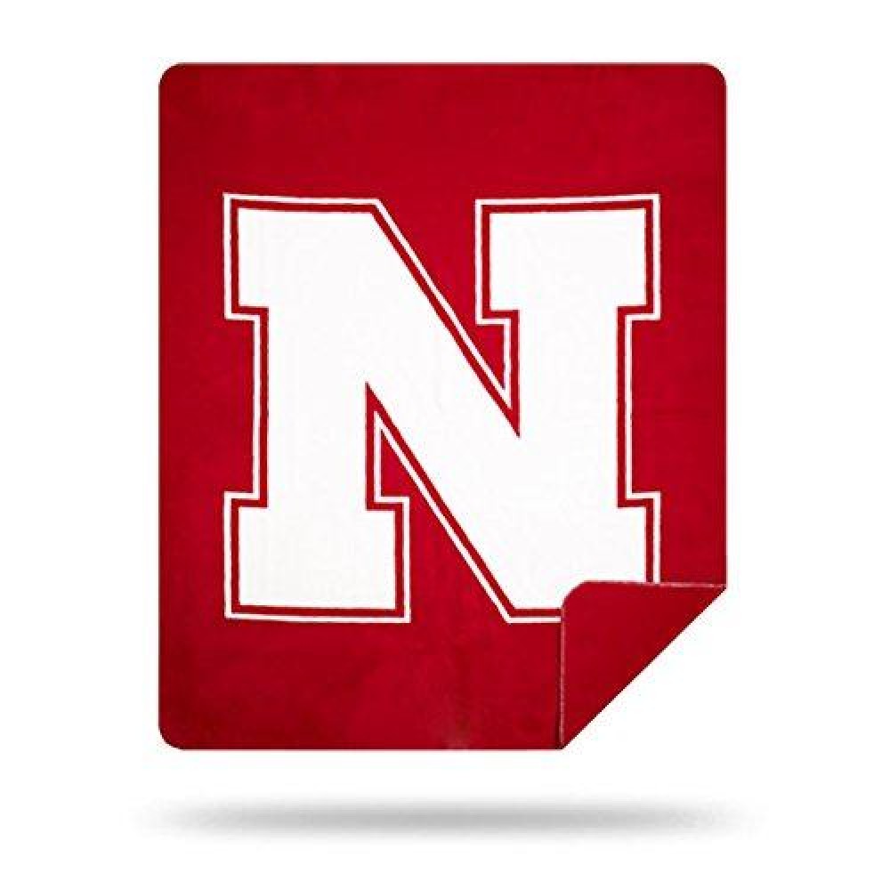 The Northwest Company Ncaa Nebraska Cornhuskers Silver Knit Throw Blanket, 60