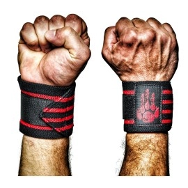 Manimal Wrist Wraps For Weightlifting (Since 2010) - Professional Wrist Straps For Men And Women - Use For Strength Training, Bodybuilding, Powerlifting, Cross Fit To Eliminate Wrist Pain In The Gym
