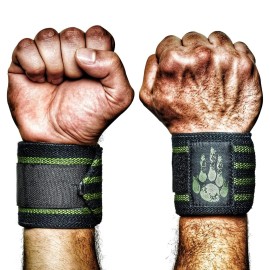Manimal Wrist Wraps For Weightlifting (Since 2010) - Professional Wrist Straps For Men And Women - Use For Strength Training, Bodybuilding, Powerlifting, Cross Fit To Eliminate Wrist Pain In The Gym