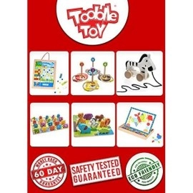 Toddle Toy Ring Toss - Ideal Wooden Ring Toss Game 