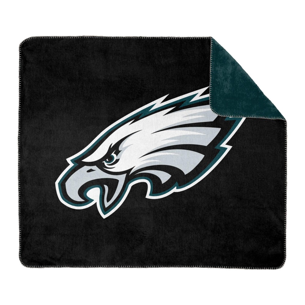 Northwest Nfl Philadelphia Eagles Unisex-Adult Silver Knit Throw Blanket 60 X 72 Denali