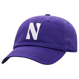 Top Of The World Northwestern Wildcats Mens Adjustable Relaxed Fit Team Icon Hat, Adjustable