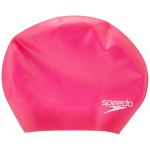 Speedo Unisex Adult Long Hair Swimming Cap Pink One Size Swimming Cap, Ecstatic, One Size