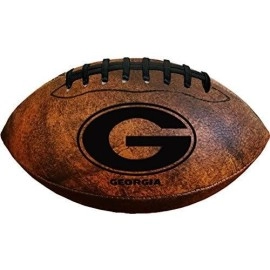 Gulf Coast Sales Ncaa Georgia Bulldogs Vintage Throwback Football, 9-Inches, Brown
