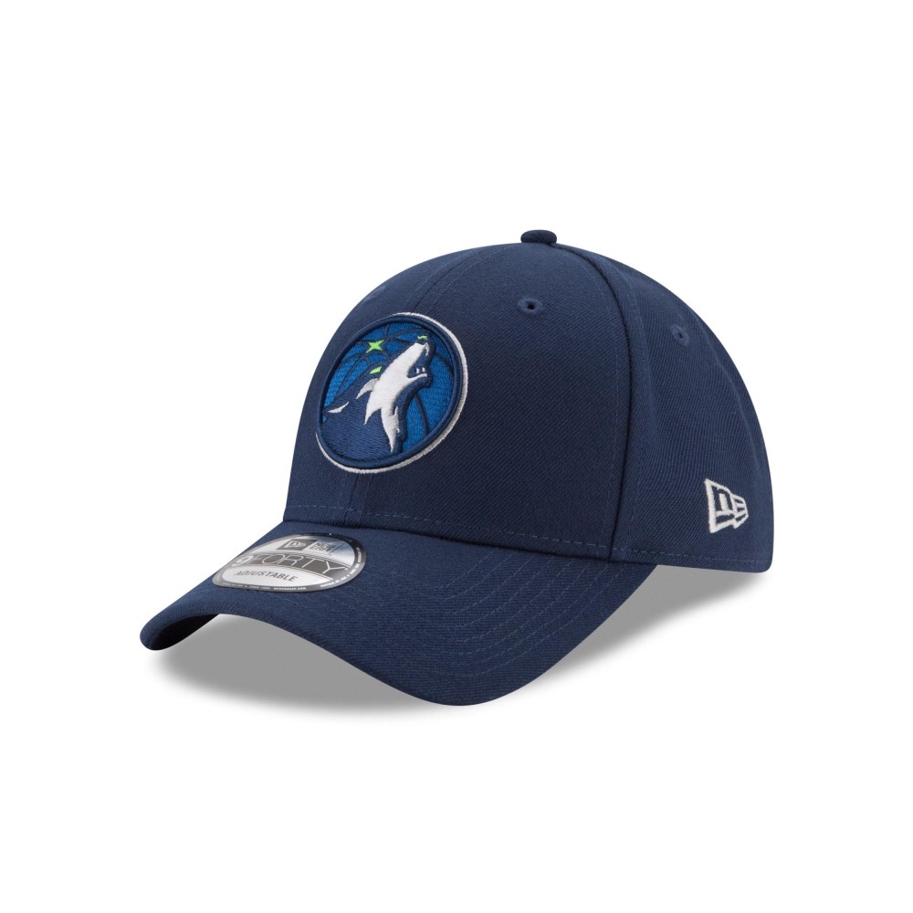 New Era Mens 9Forty Cap, Blue, One Size