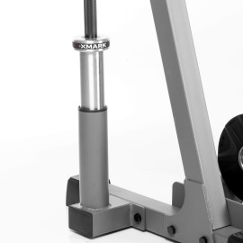 XMark Dumbbell, Weight Plate, Bumper Plate, and Bar Storage, Patented Design, Free Weight Rack, All-In-One Dumbbell Rack