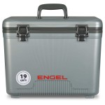Engel Uc19 19Qt Leak-Proof, Air Tight, Drybox Cooler And Small Hard Shell Lunchbox For Men And Women In Silver