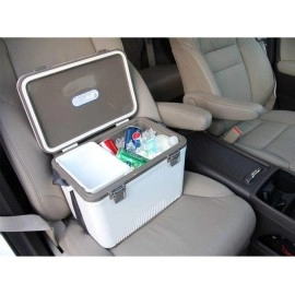 Engel UC30 30qt Leak-Proof, Air Tight, Drybox Cooler and Hard Shell Lunchbox for Men and Women in Silver