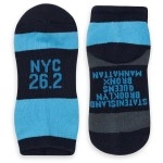 Gone For A Run Inspirational Athletic Running Socks Womens Woven Low Cut Inspirational Slogans Over 25 Styles (Nyc 262 (Blueblack))