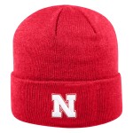 Top of the World unisex adults Cuffed Knit Hat Team Icon sports fan beanies, Nebraska Cornhuskers Red, One Size US