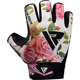Rdx Women Weight Lifting Gloves For Gym Workout - Breathable With Anti Slip Great Grip Palm Protection - Ladies Glove For Fitness, Bodybuilding, Powerlifting, Cycling And Exercise
