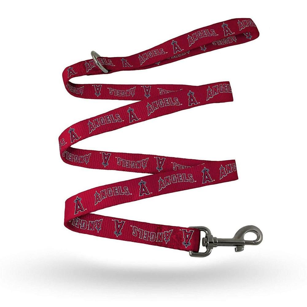 Rico Industries MLB Los Angeles Angels Pet LeashPet Leash Size L/XL, Team Colors, Size L/XL