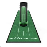 Puttout Pro Golf Putting Mat - Perfect Your Putting (787-Feet X 164-Feet) (Green)